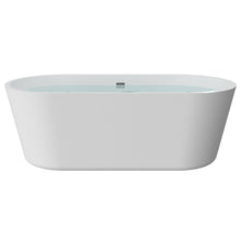 Load image into Gallery viewer, Freestanding Soaking Bathtub, Acrylic, UPC Certified, Drain & Overflow Assembly Included