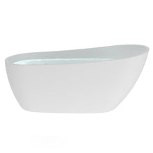 Load image into Gallery viewer, Acrylic Freestanding Soaking Bathtub, UPC Certified, Drain & Overflow Assembly Included