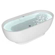 Load image into Gallery viewer, Freestanding Soaking Bathtub, 70" Acrylic, UPC Certified, Drain & Overflow Assembly Included