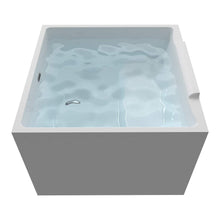 Load image into Gallery viewer, Freestanding Bathtub, 39" Square Acrylic, Contemporary Soaking Tub,UPC Certified Drain & Overflow Included