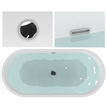 Load image into Gallery viewer, Freestanding Soaking Bathtub, Acrylic, UPC Certified, Drain & Overflow Assembly Included