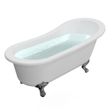 Load image into Gallery viewer, Freestanding Soaking Tub, Acrylic, UPC Certified, Drain & Overflow Assembly Included