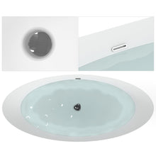 Load image into Gallery viewer, Freestanding Soaking Tub 68.5" Acrylic, UPC Certified, Drain & Overflow Assembly Included, Black