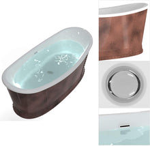 Load image into Gallery viewer, Freestanding Bathtub, 66" Acrylic, UPC Certified