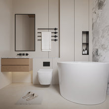 Load image into Gallery viewer, Freestanding Soaking Bathtub, Contemporary 41" Round Acrylic tub