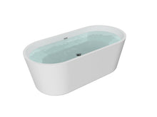 Load image into Gallery viewer, Freestanding Soaking Bathtub, Acrylic, UPC Certified, Drain & Overflow Assembly Included