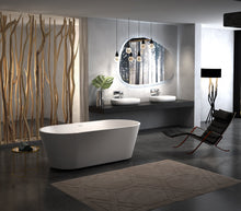 Load image into Gallery viewer, Freestanding Soaking Bathtub, Acrylic, UPC Certified, Drain & Overflow Assembly Included