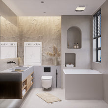 Load image into Gallery viewer, Freestanding Bathtub, 39" Square Acrylic, Contemporary Soaking Tub,UPC Certified Drain & Overflow Included