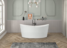 Load image into Gallery viewer, Freestanding Soaking Tub, 68.5" Acrylic, UPC Certified, Drain & Overflow Assembly Included