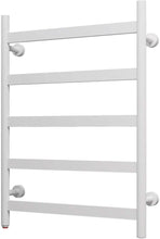 Load image into Gallery viewer, HEATGENE 5 Flat Bar Wall-Mounted Hard-wiring/ Plug in Towel Warmer - HG-64136