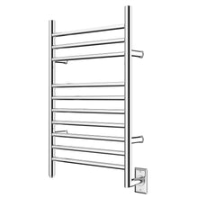 Load image into Gallery viewer, Heatgene Wall Mounted Hardwired Narrow (19.7in) Towel Warmer Brushed/Mirror/Black