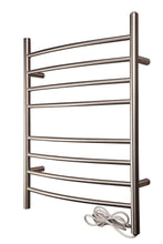 Load image into Gallery viewer, Heatgene Wall Mounted 8 Bar Plug-in Curved Towel Warmer
