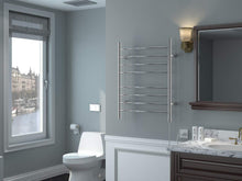 Load image into Gallery viewer, Heatgene Wall Mounted 8 Bar Plug-in Curved Towel Warmer