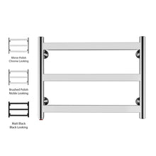 Load image into Gallery viewer, HEATGENE 3 Flat Bar Wall-Mounted Hard- wiring / Plug in Towel Warmer - HG-64135
