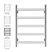 Load image into Gallery viewer, HEATGENE 5 Flat Bar Wall-Mounted Hard-wiring/ Plug in Towel Warmer - HG-64136