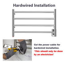 Load image into Gallery viewer, HEATGENE 4 Bar Wall-Mounted Plug-in / Hard-wiring Towel Warmer - HG-64153
