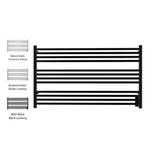 Load image into Gallery viewer, Towel Warmer 10 Straight Bar 42"x20" Wall-Mounted, Hardwired/Plug-In