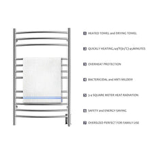 Load image into Gallery viewer, Heatgene 12 Bar Hardwired/Plug-in Towel Warmer - HG-6441