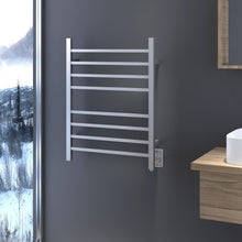 Load image into Gallery viewer, Heatgene Wall Mounted 8 Square Bar Hardwired/Plug-in Towel Warmer
