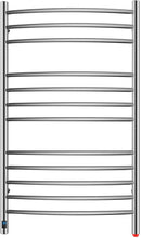 Load image into Gallery viewer, HEATGENE Towel Warmer with Built-in Timer and Temperature Control, Wall-Mounted, Electric Plug-in/Hardwired, 12 Bar - HG-R64170