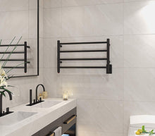 Load image into Gallery viewer, HEATGENE 4 Bar Wall-Mounted Plug-in / Hard-wiring Towel Warmer - HG-64153