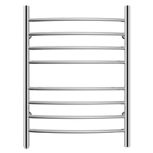 Load image into Gallery viewer, Heatgene Wall Mounted 8 Bar Plug-in Curved Towel Warmer