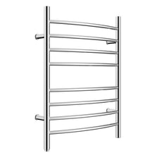 Load image into Gallery viewer, Heatgene Wall Mounted 8 Bar Plug-in Curved Towel Warmer