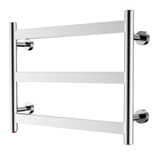Load image into Gallery viewer, HEATGENE 3 Flat Bar Wall-Mounted Hard- wiring / Plug in Towel Warmer - HG-64135