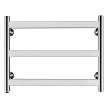 Load image into Gallery viewer, HEATGENE 3 Flat Bar Wall-Mounted Hard- wiring / Plug in Towel Warmer - HG-64135