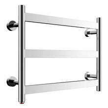 Load image into Gallery viewer, HEATGENE 3 Flat Bar Wall-Mounted Hard- wiring / Plug in Towel Warmer - HG-64135