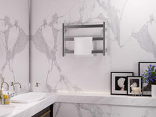 Load image into Gallery viewer, HEATGENE 3 Flat Bar Wall-Mounted Hard- wiring / Plug in Towel Warmer - HG-64135