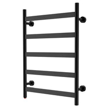 Load image into Gallery viewer, HEATGENE 5 Flat Bar Wall-Mounted Hard-wiring/ Plug in Towel Warmer - HG-64136
