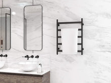 Load image into Gallery viewer, HEATGENE 5 Flat Bar Wall-Mounted Hard-wiring/ Plug in Towel Warmer - HG-64136