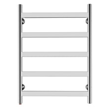 Load image into Gallery viewer, HEATGENE 5 Flat Bar Wall-Mounted Hard-wiring/ Plug in Towel Warmer - HG-64136