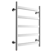 Load image into Gallery viewer, HEATGENE 5 Flat Bar Wall-Mounted Hard-wiring/ Plug in Towel Warmer - HG-64136