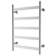 Load image into Gallery viewer, HEATGENE 5 Flat Bar Wall-Mounted Hard-wiring/ Plug in Towel Warmer - HG-64136
