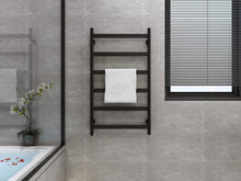 Load image into Gallery viewer, HEATGENE 6 Flat Bar Wall-Mounted Hard Wired/Plug in Towel Warmer - HG-64137
