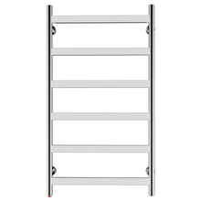 Load image into Gallery viewer, HEATGENE 6 Flat Bar Wall-Mounted Hard Wired/Plug in Towel Warmer - HG-64137