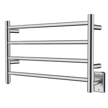Load image into Gallery viewer, HEATGENE 4 Bar Wall-Mounted Plug-in / Hard-wiring Towel Warmer - HG-64153