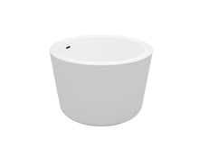 Load image into Gallery viewer, Freestanding Soaking Bathtub, Contemporary 41" Round Acrylic tub
