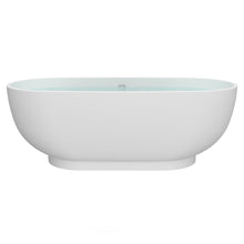 Load image into Gallery viewer, Freestanding Soaking Bathtub, 70" Acrylic, UPC Certified, Drain &amp; Overflow Assembly Included
