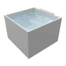 Load image into Gallery viewer, Freestanding Bathtub, 39" Square Acrylic, Contemporary Soaking Tub,UPC Certified Drain &amp; Overflow Included

