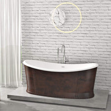 Load image into Gallery viewer, Freestanding Bathtub, 66" Acrylic, UPC Certified
