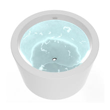 Load image into Gallery viewer, Freestanding Soaking Bathtub, Contemporary 41" Round Acrylic tub
