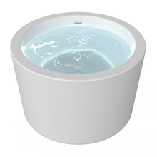 Load image into Gallery viewer, Freestanding Soaking Bathtub, Contemporary 41" Round Acrylic tub
