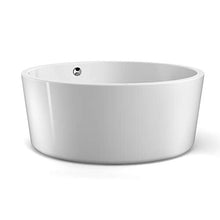 Load image into Gallery viewer, Freestanding Bathtub 59" Acrylic Contemporary Soaking Tub UPC Certified Drain &amp; Overflow Assembly Included
