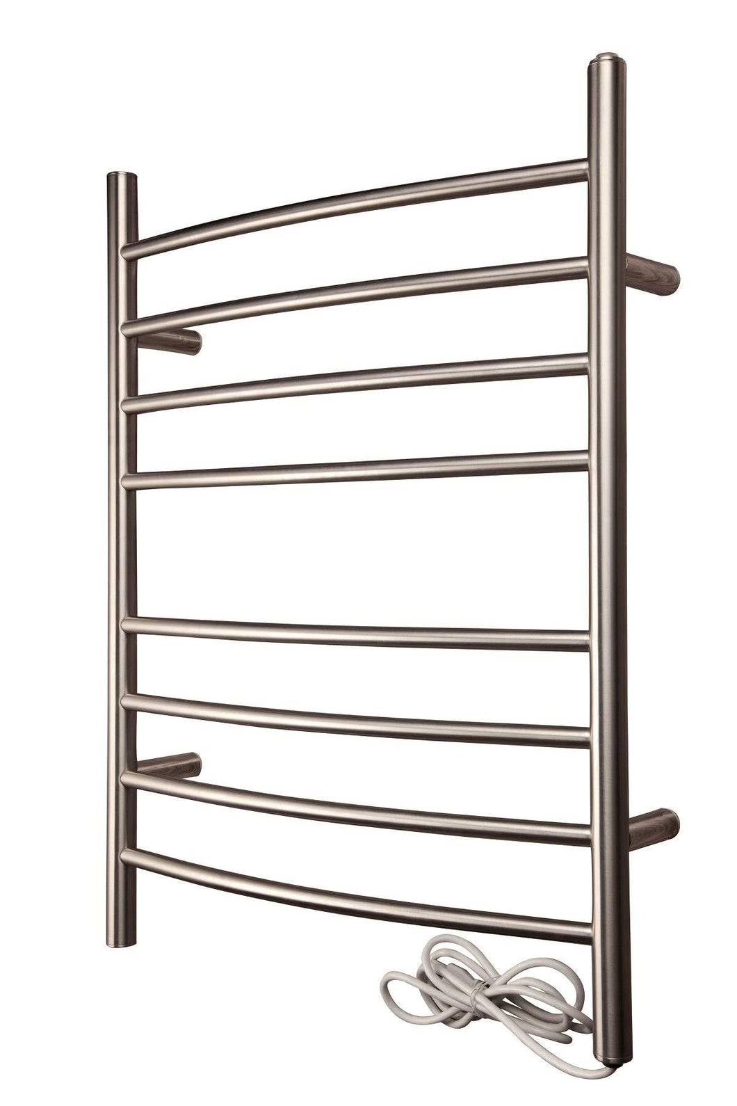 Heatgene Wall Mounted 8 Bar Plug-in Curved Towel Warmer